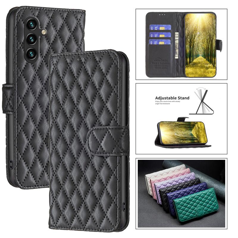 A17 Кожаный Чехол-Кошелек Обложка Для Samsung Galaxy A17 A07 A36 A56 A26 A05 4G A15 A25 A35 A55 5G Coque Флип Защитные Чехлы для Телефона