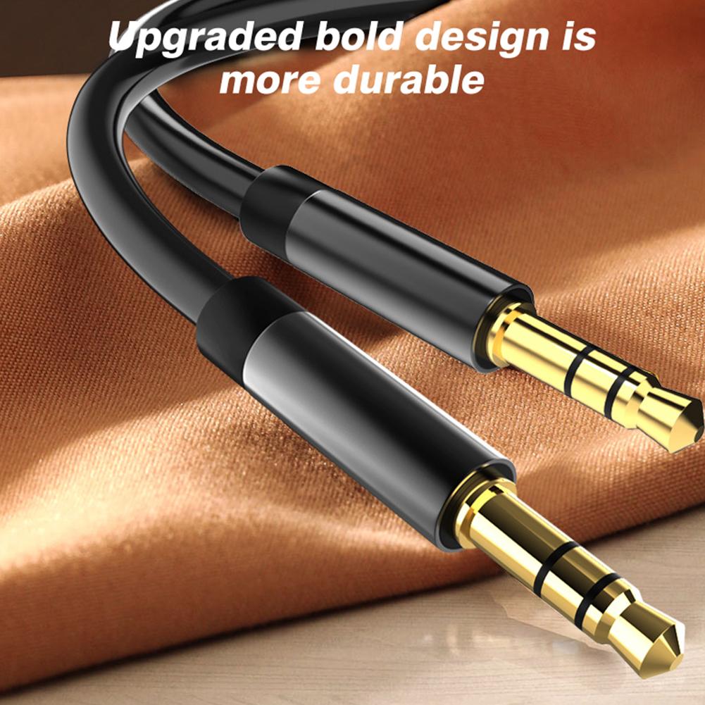 Byscoon 3,5 мм Aux кабель с разъемом «папа-папа» аудиокабель для автомобильного динамика, удлинитель для наушников, аудиокабель, плетеный кабель