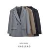 Kaslead New Arrival Women's Fashion Style Fashion Minimalist Loose Double Breasted Suit Outwear 2753222