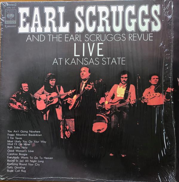 Виниловая пластинка EARL SCRUGGS Live At Kansas State SOPL147 CBS SONY 1972 Япония CountryFolk Б/у