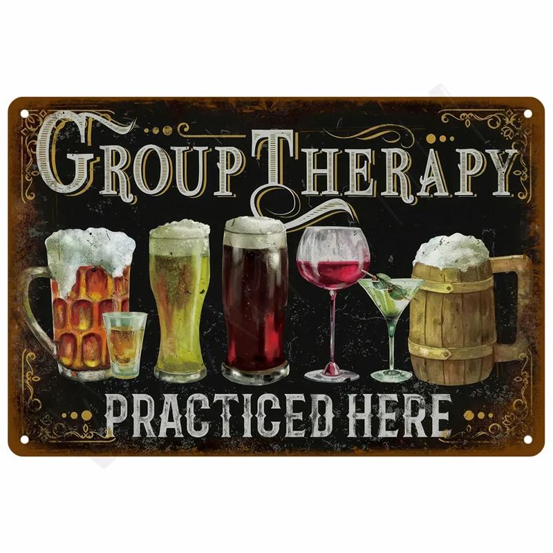 Винтажная металлическая пластина Жестяная табличка Тарелки Бар Ретро Металлическая вывеска Настенное искусство Мурал Эстетичные предметы декора для комнаты дома Постер Украшение для гаража