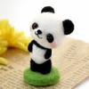 DIY Wool Felt Panda Craft Kit with Tools