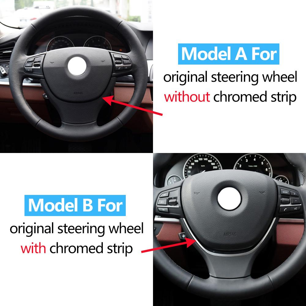 LHD RHD автомобильный чехол на руль из углеродного волокна, замена накладки для BMW 5 5GT 6 7 серии F10 F11 F07 F06 F12 F01 F02