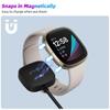 FONKEN Зарядная док-станция для Fitbit Versa 3/4 Fitbit sense 2, кабель для зарядки смарт-часов, USB-подставка для зарядки данных, подставка для зарядного устройства Fitbit Sense