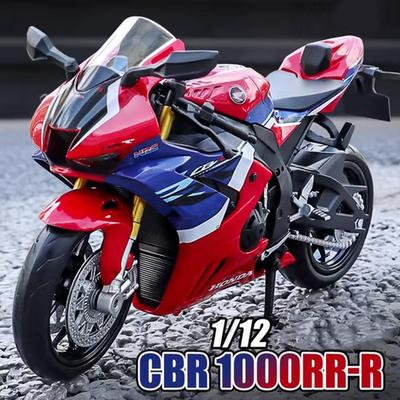 Масштаб 1:12 BMW S1000RR Honda CBR1000RR Сплав Литье под давлением Мотоцикл Машина Миниатюрная Модель Игрушки Колесо Рулевое Управление Транспортные средства для Мальчиков Подарки