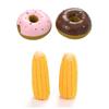 Dingdong Pet Pet Toy Corn 2p + Donut 2 Piece Set, Mixed Colors, 1 Set