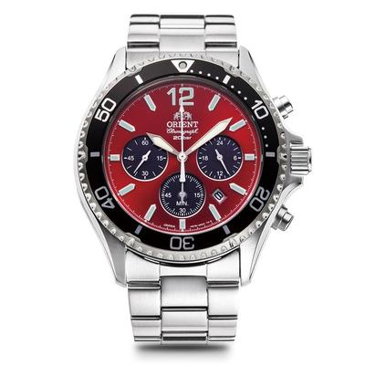 [Orient] Mako SOLAR Хронограф RN-TX0207R Мужские Красные