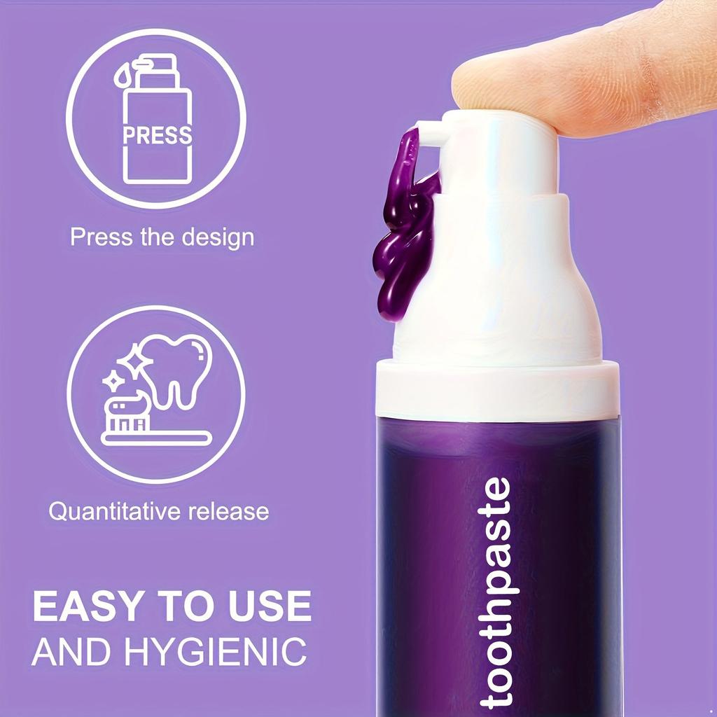 Enamel-Friendly Purple Toothpaste: Daily Deep Clean, Gentle Stain Reduction, and Long-Lasting Freshness for Oral Care