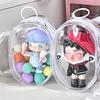 Утолщенный прозрачный ПВХ Mystery Box Organizer Box Keychain Bag