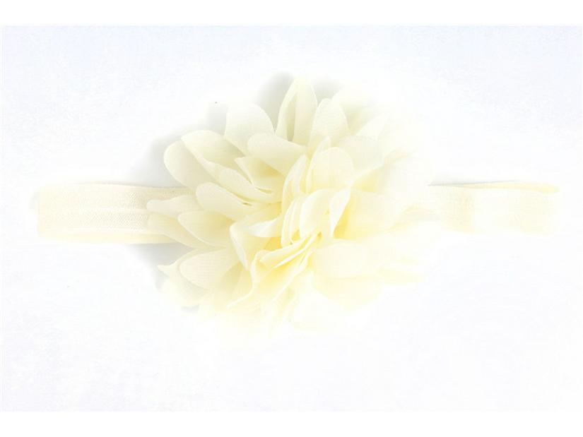 Креативная детская шифоновая повязка на голову с цветком - аксессуары для детских волос в европейском и американском стиле