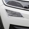 For Skoda Kodiaq 2017 2018 Car Body Front Fog Light Lamp Hoods Eyebrow Frame Stick ABS Chrome Cover Trim