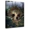 Canvas Print A Large Skull In the Forest