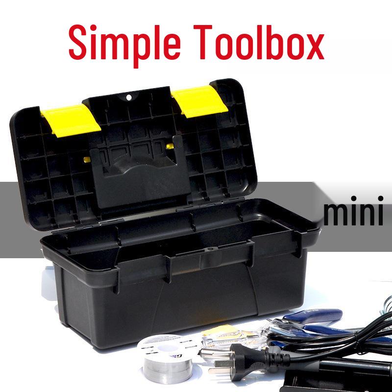 Большой портативный аппаратный ящик промышленного класса - Прочный, утолщенный пластиковый органайзер для дома, автомобиля или использования электриком