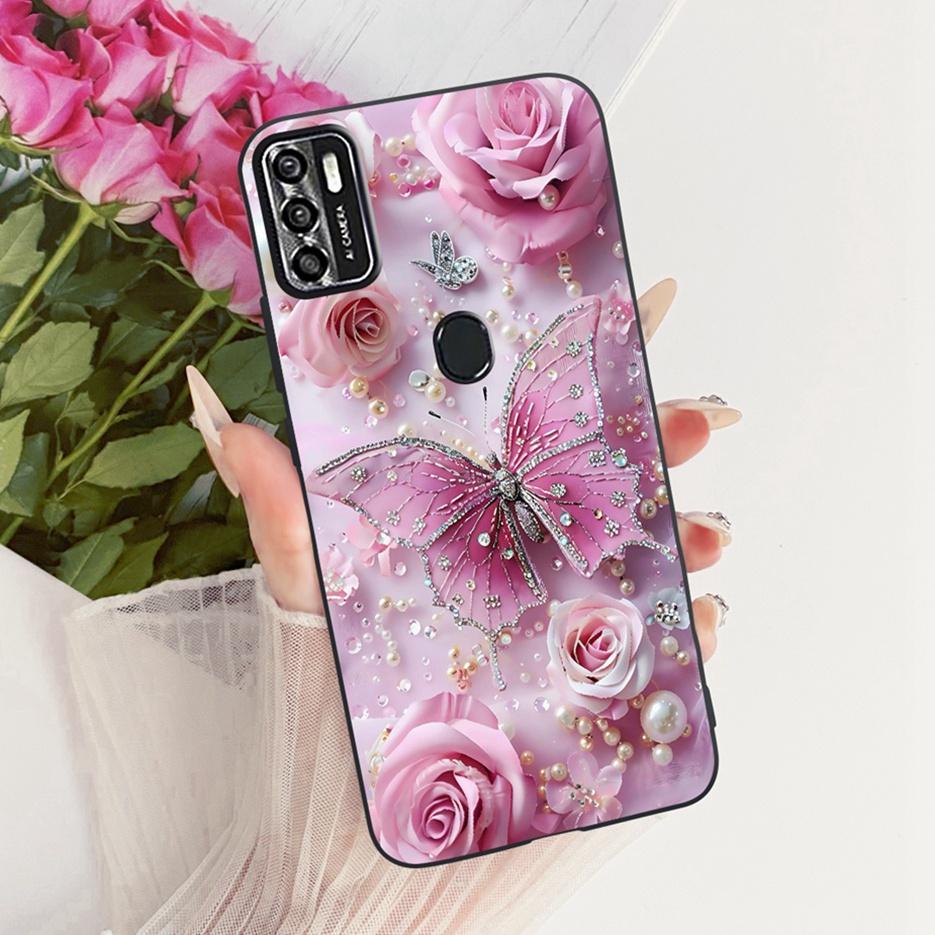 Чехол для ZTE Blade A7s 2020 A7020 Милый Лев Модный Расписной Чехол Мягкий ТПУ Матовый Чехол для Телефона Для ZTE Blade A7s 2020 BladeA7s Сумки