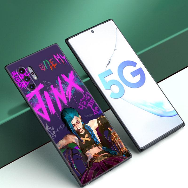 Arcane Jinx Anime Case For Samsung M30 M31 S Note 10 Lite 20 M04 M13 M32 M14 M23 M33 M34 M42 M52 M53 M54 5G M11 M12 M21 M22 M51