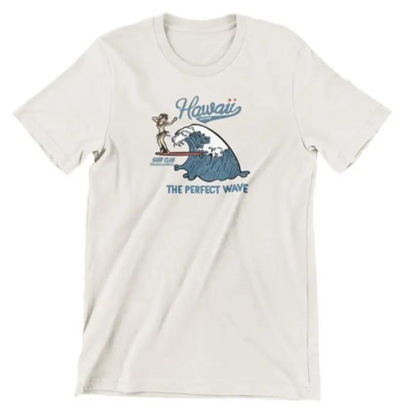 Hawaii The Perfect Wave T Shirt Surfing
