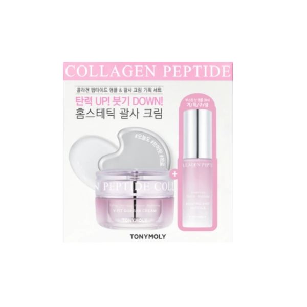 Tonymoly Набор ампула с пептидами коллагена и крем Гуа Ша Крем 50 мл + Ампула 30 мл