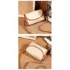 Женская сумка Net Celebrity Hot Style Small Square Bag 2025 года, модная сумка в стиле вестерн, контрастные цвета, нишевый стиль, легкие роскошные сумки через плечо из коровьей кожи