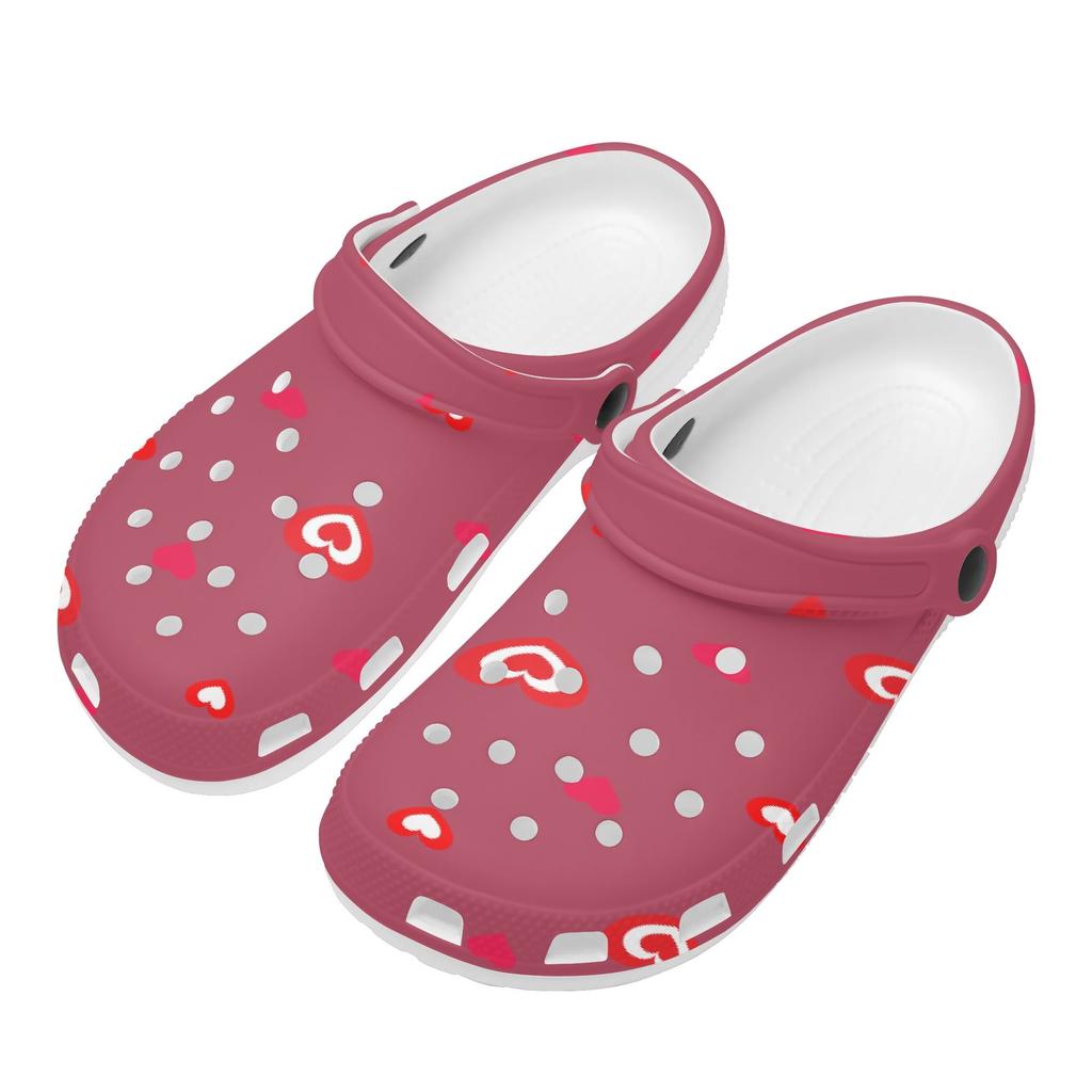 Printed EVA Clogs Women Men Easy Clean Lightweight Slip On Summer Sandals Casual Shoes Soft Sole Daily Walking Leisure Wear