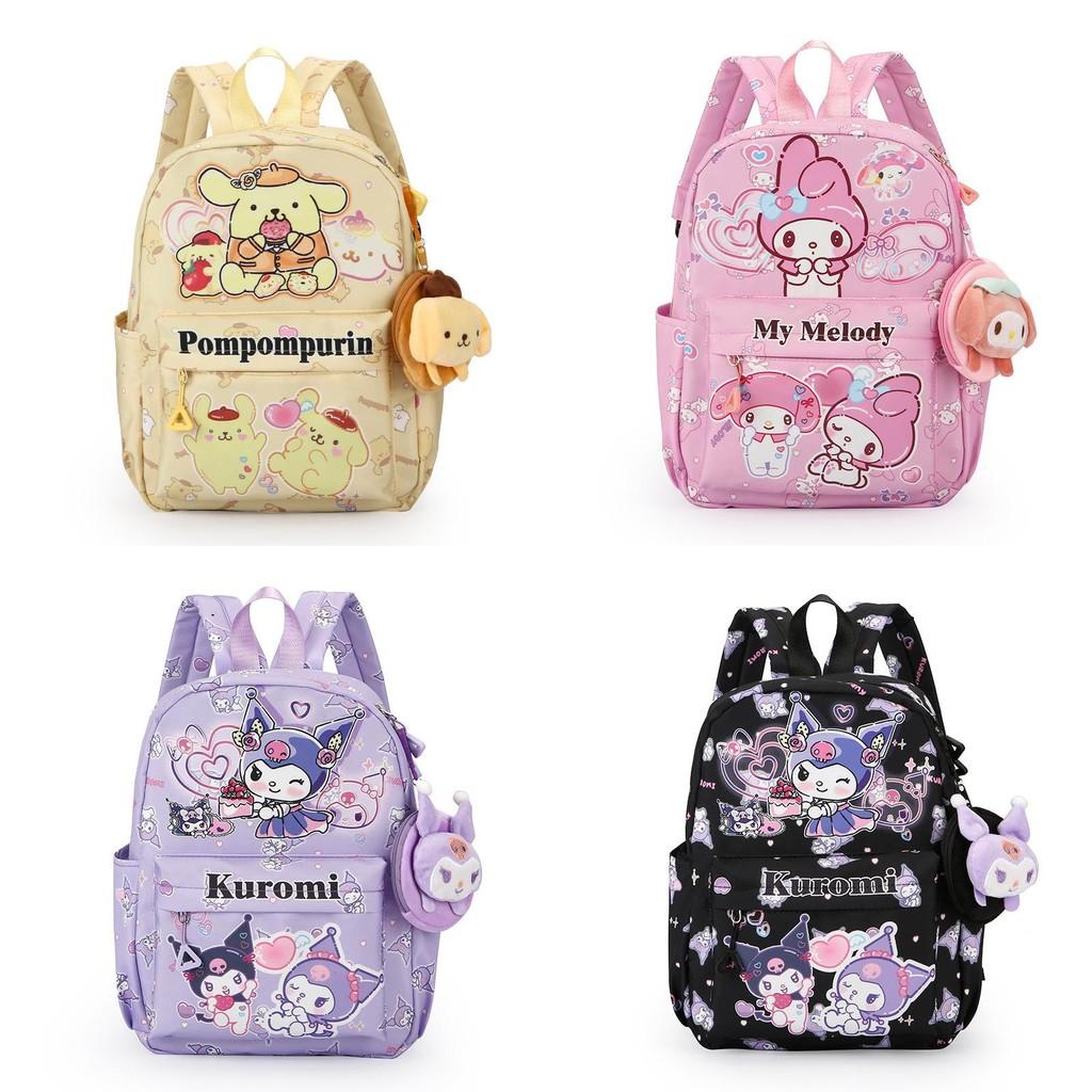 Kuromi Sanrio Hello Kitty My Melody Cartoon Pattern Backpack Children Gifts