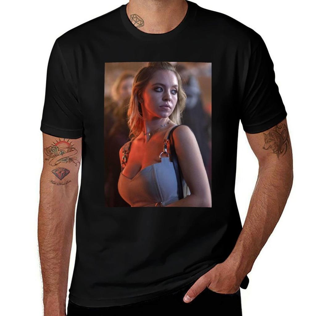 Sydney Sweeney Tshirt Streetwear Print Tee Shirt