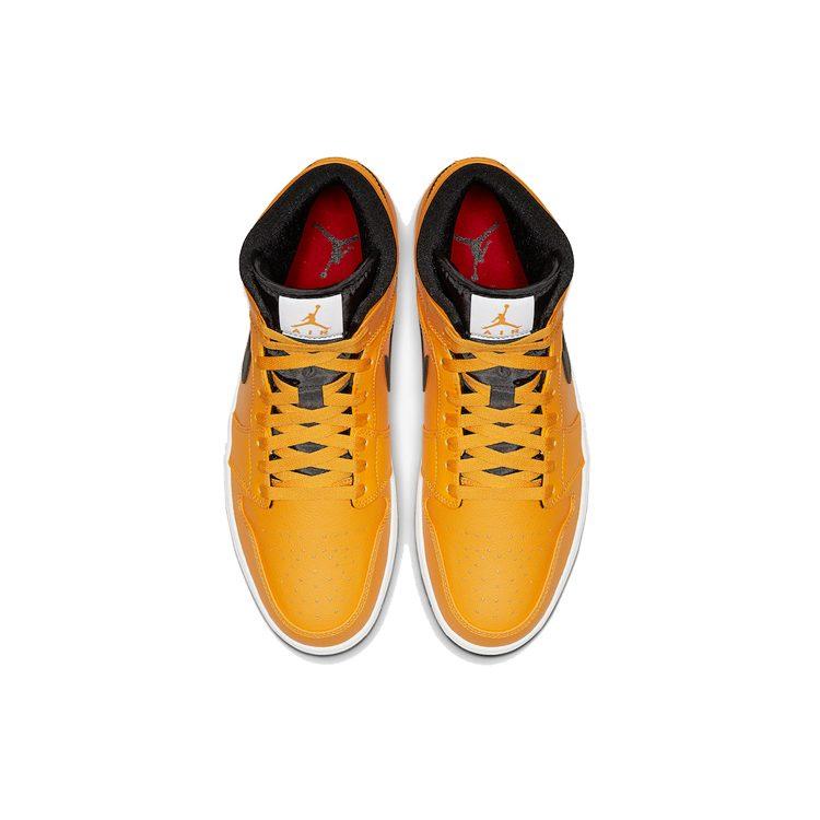 Jordan 1 Mid University Золотой Черный 554724-700
