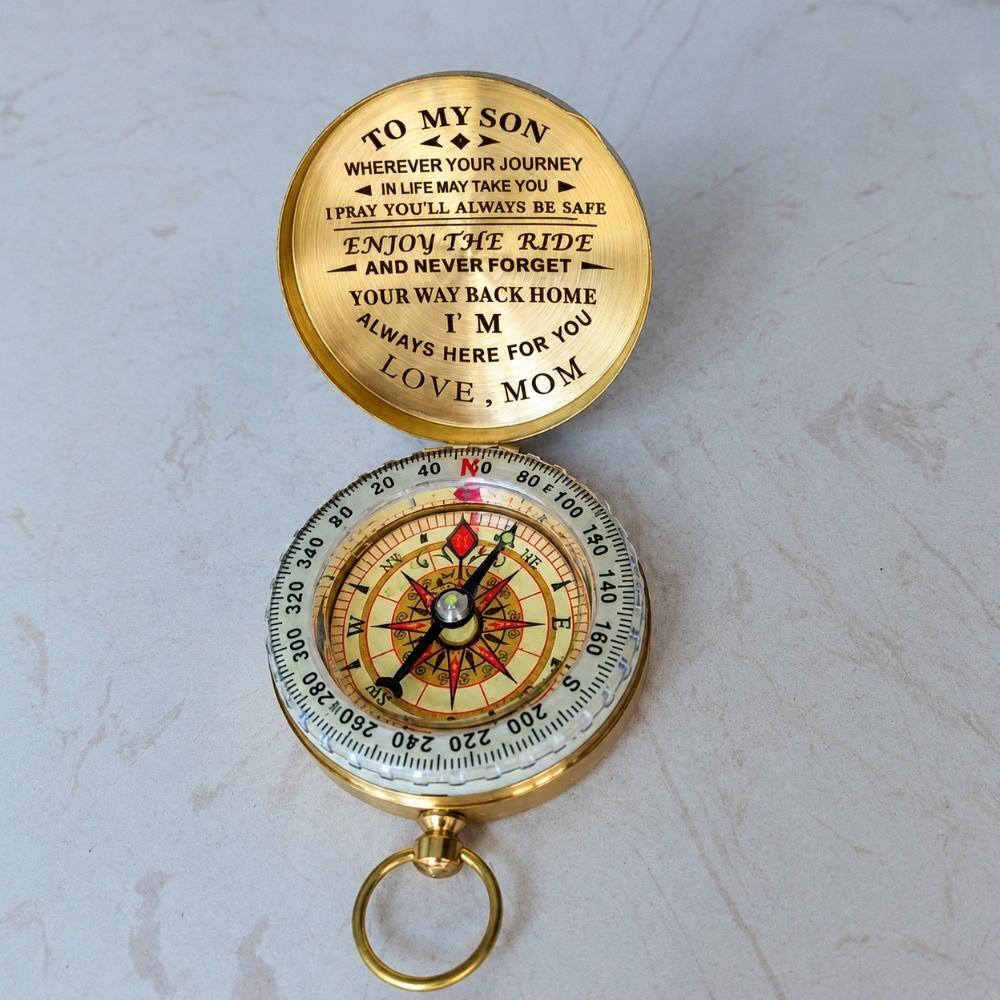Luminous Design Survival Compass Waterproof Camping Compass Vintage Outdoor Compass For Camping