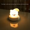 Милый питомец со светодиодным ночником, сенсорный датчик, силиконовый светильник для животных, подарок на праздник для животных, детский светильник для сна