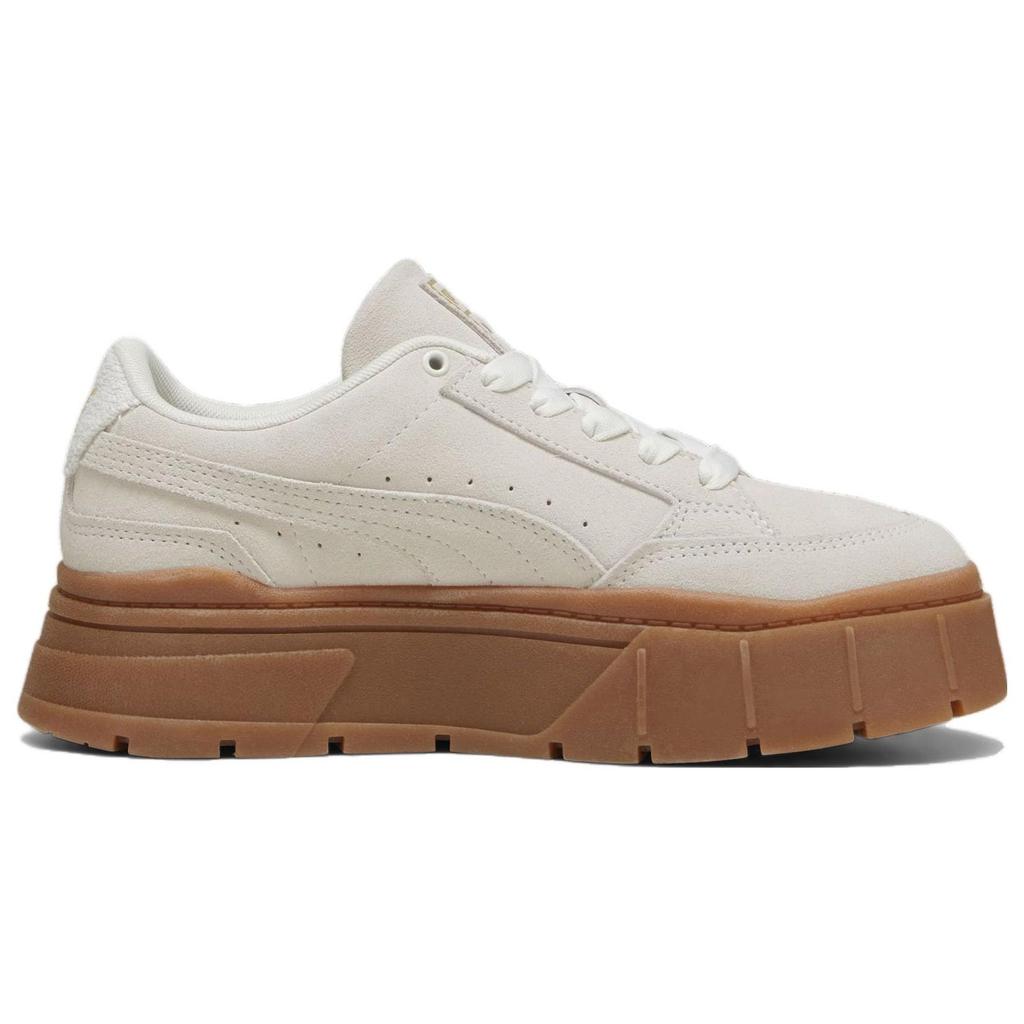 Puma Mayze Stack Soft Winter - Warm White Gum Women Sneakers Cream 393065-01