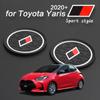 Для Toyota Yaris 2020 2024 Противоскользящий коврик для паза в воротах Модификация для гибридных аксессуаров GR Sport Style Нескользящая накладка