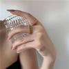 CELI Массивное Кольцо из Титановой Стали с Позолотой, Крупная Вязка Косами - Модное Преувеличенное Кольцо на Указательный Палец для Женщин, Японский Корейский Стиль.