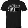 Herren T Shirt Wahre Legenden Werden Am Grill Geschmiedet Grillen BBQ Vintage Washed For Everyd