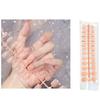 Fake Nails, Short Round, No Glue, 24 Pieces