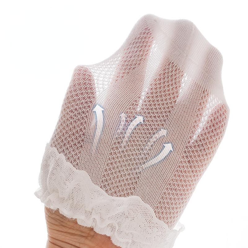 Корейские детские носки с рюшами, однотонные хлопковые дышащие сетчатые носки для маленьких девочек, детские носки для новорожденных от 0 до 8 лет