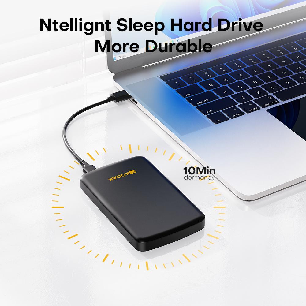 Kodak P150 500 ГБ/1 ТБ 2,5'' Портативный внешний жесткий диск USB 3.0 5 Гбит/с Игровой диск для хранения Данных Совместим с ноутбуком и настольным компьютером