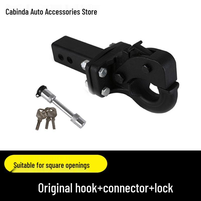 Совместимо с буксировочными крюками для Ford Bronco RV, буксировочными крюками «Голова тигра с квадратной пастью» и фаркопами.