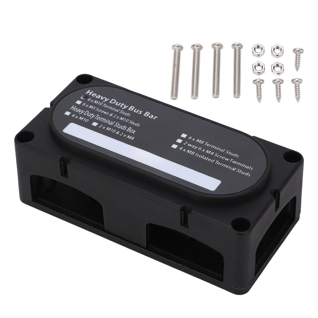 Сверхмощная распределительная коробка шин DC48V 300A огнестойкая, устойчивая к ржавчине для автомобилей 12-48В, грузовиков, автодомов, судов, Boa