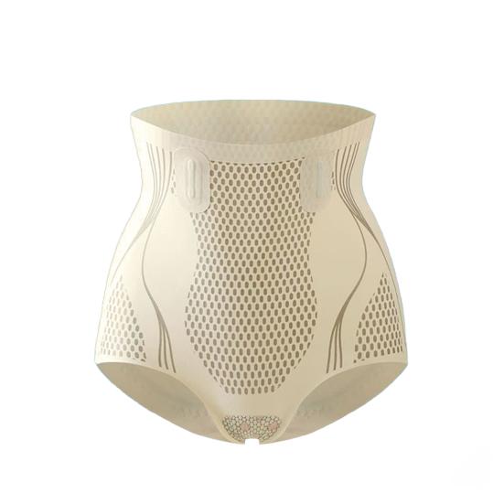 Женские трусы с высокой талией, корректирующее нижнее белье, утягивающее ягодицы, тонкие, корректирующие живот, эластичные трусики, компрессионные, бесшовные, с хорошей воздухопроницаемостью, послеродовые трусы