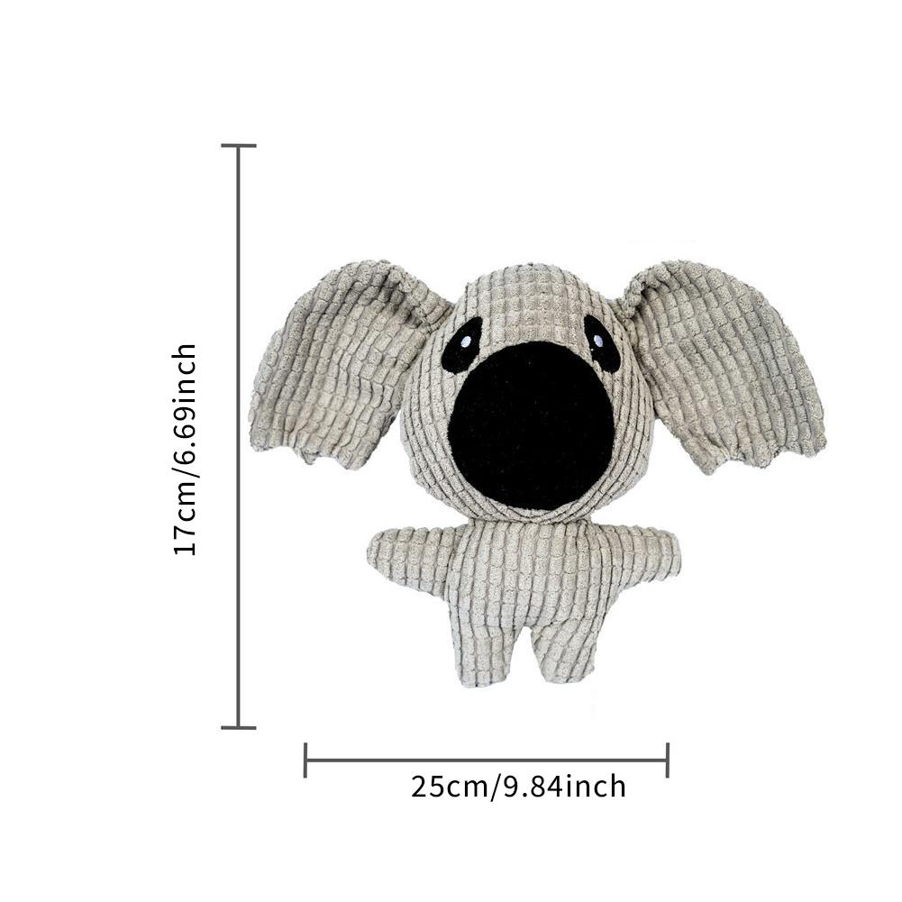 Игрушки-пищалки для домашних собак, в форме животных, плюшевые игрушки-пищалки для жевания для маленьких, средних и больших собак