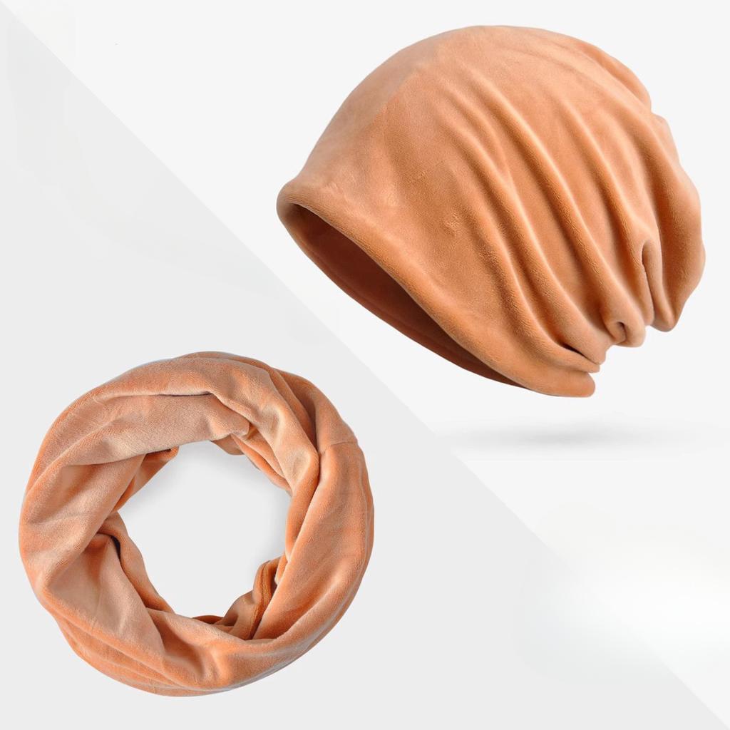 Однотонный хлопковый головной убор для пары, складывающийся в шляпу