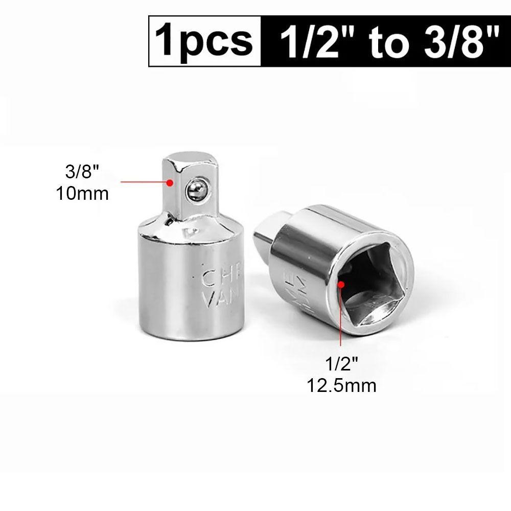 1Pcs Head Adapter Socket Adapter 1/4 3/8 1/2 Inch Socket Converter Durable Ratchet Wrench Sleeve