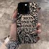 Серебристый устойчивый к царапинам чехол с дизайном долларов США для Apple iPhone 12/13/14/15/16/17 Pro Max в 15 цветах
