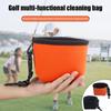 Сумка для чистки клюшек и мячей для гольфа, чехол для чистки мячей для гольфа, водонепроницаемый внутри