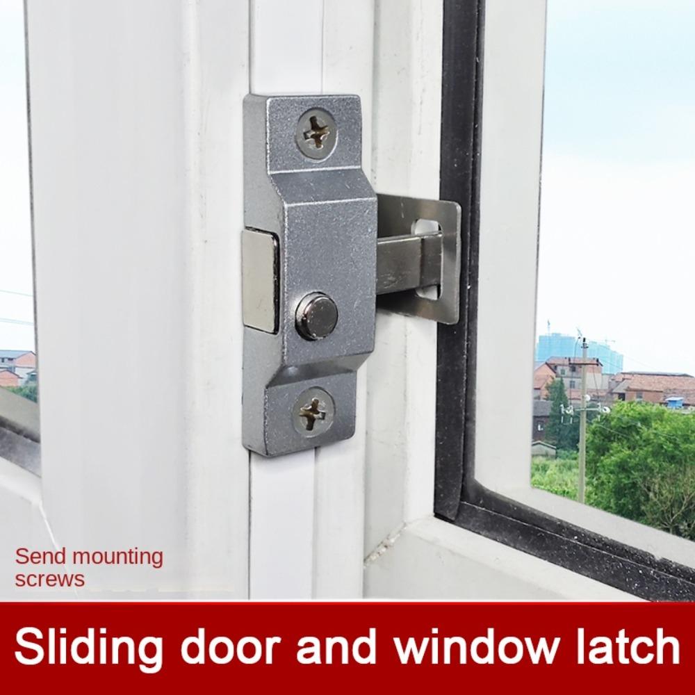 Zinc Alloy Sliding Door Latch Anti-theft Security Bolt Latch New Cabinet Buckle Door