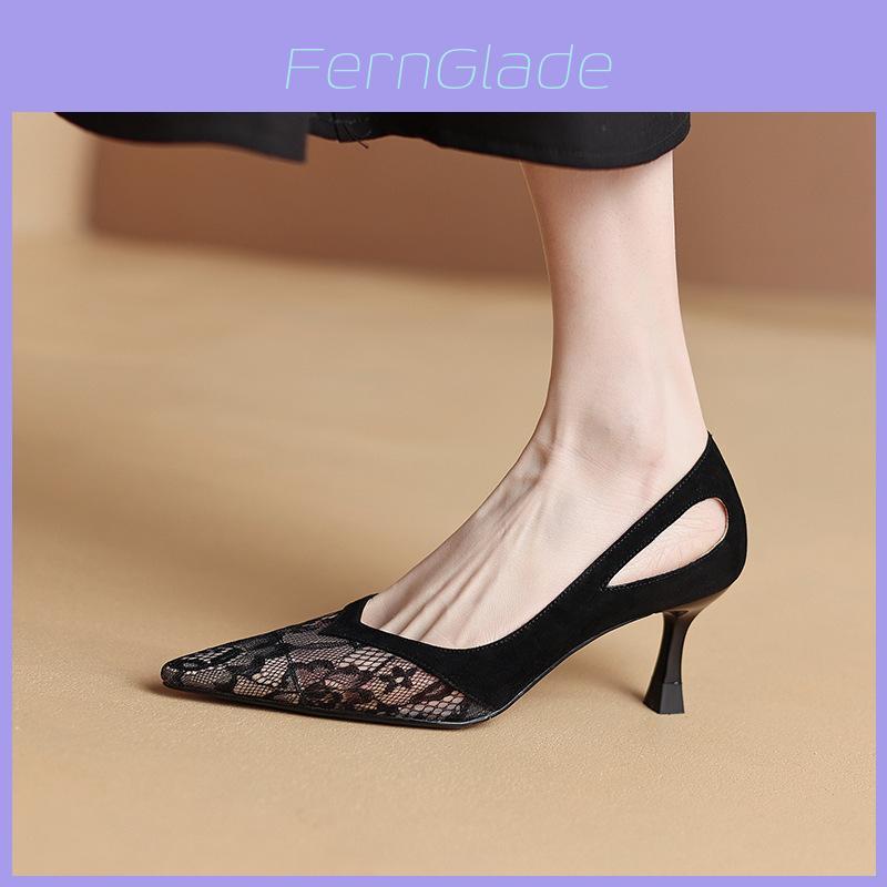 Sandals With Suede Upper For Elegant Spring And Summer Wear