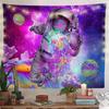 Astronaut Planet Galaxy Space Tapestry Psychedelic Nebula Space Wall Hanging Bedroom e-Sports Room Decoration