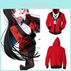 Роскошно мягкая и стильная толстовка с капюшоном с 3D-принтом Kakegurui Jabami Yumeko