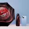 Aberdeen FC Mini 5 Fold Pocket Umbrella Compact Lightweight Anti UV Rain Sun Protection Umbrella Portable Travel Umbrella