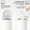 Trash Can 20L, with Pedal, Inner Bucket, Fingerprint-Proof, Quiet Closing, Cream White