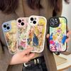 Классическое аниме Роза Версаля Чехол для телефона Для iPhone 16 15 14 13 12 11 Pro Max Plus Кожаная крышка